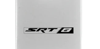 Dodge SRT-8 Duo Leather / Chrome Key Chain Fob - Official Licensed