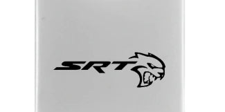 Dodge SRT Hellcat Duo Leather / Chrome Key Chain Fob - Official Licensed