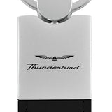 Ford Thunderbird Duo Leather / Chrome Key Chain Fob - Official Licensed