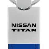 Nissan Titan Duo Leather / Chrome Key Chain Fob - Official Licensed