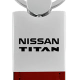 Nissan Titan Duo Leather / Chrome Key Chain Fob - Official Licensed