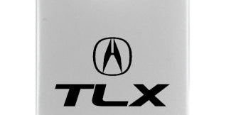 Acura TLX Duo Leather / Chrome Key Chain Fob - Official Licensed