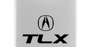 Acura TLX Duo Leather / Chrome Key Chain Fob - Official Licensed