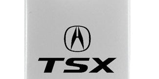 Acura TSX Duo Leather / Chrome Key Chain Fob - Official Licensed