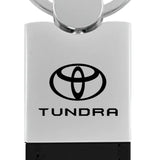 Toyota Tundra Duo Leather / Chrome Key Chain Fob - Official Licensed
