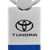 Toyota Tundra Duo Leather / Chrome Key Chain Fob - Official Licensed