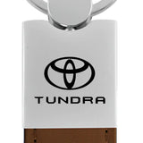 Toyota Tundra Duo Leather / Chrome Key Chain Fob - Official Licensed