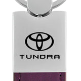 Toyota Tundra Duo Leather / Chrome Key Chain Fob - Official Licensed