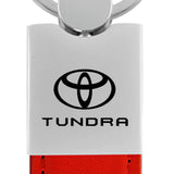Toyota Tundra Duo Leather / Chrome Key Chain Fob - Official Licensed
