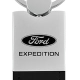 Ford Expedition Duo Leather / Chrome Key Chain Fob - Official Licensed