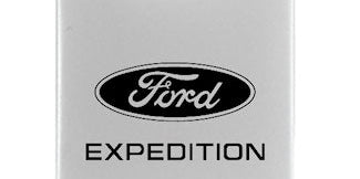 Ford Expedition Duo Leather / Chrome Key Chain Fob - Official Licensed