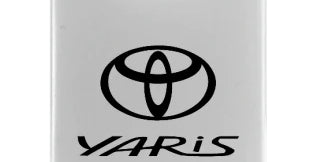 Toyota Yaris Duo Leather / Chrome Key Chain Fob - Official Licensed
