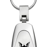 U.S. Navy Insignia Teardrop Key Chain Fob - Silver - Official Licensed