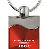 Chrysler 300C Rectangular Wave Key Chain Fob - Official Licensed