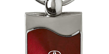 Acura Rectangular Wave Key Chain Fob - Official Licensed