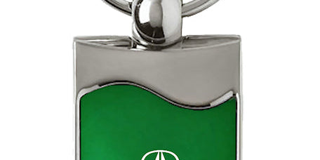 Acura Rectangular Wave Key Chain Fob - Official Licensed