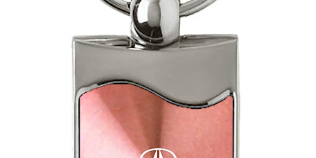 Acura Rectangular Wave Key Chain Fob - Official Licensed
