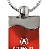 Acura TL Rectangular Wave Key Chain Fob - Official Licensed