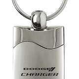 Dodge Charger Rectangular Wave Key Chain Fob - Official Licensed