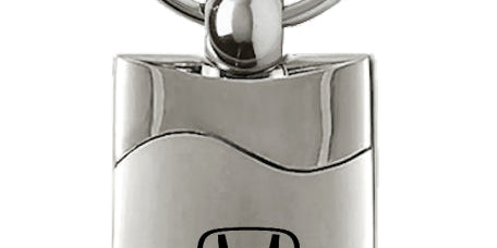 Honda Civic SI Rectangular Wave Key Chain Fob - Official Licensed