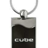 Nissan Cube Rectangular Wave Key Chain Fob - Official Licensed