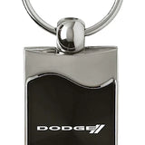Dodge Stripe Rectangular Wave Key Chain Fob - Official Licensed