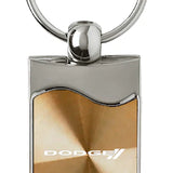 Dodge Stripe Rectangular Wave Key Chain Fob - Official Licensed