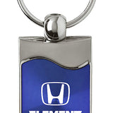 Honda Element Rectangular Wave Key Chain Fob - Official Licensed