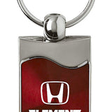 Honda Element Rectangular Wave Key Chain Fob - Official Licensed