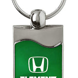 Honda Element Rectangular Wave Key Chain Fob - Official Licensed