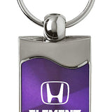 Honda Element Rectangular Wave Key Chain Fob - Official Licensed