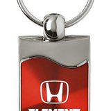 Honda Element Rectangular Wave Key Chain Fob - Official Licensed