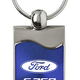 Ford F-250 Rectangular Wave Key Chain Fob - Official Licensed