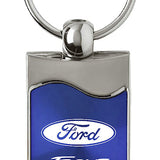 Ford Focus Rectangular Wave Key Chain Fob - Official Licensed