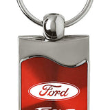 Ford Focus Rectangular Wave Key Chain Fob - Official Licensed