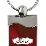 Ford Rectangular Wave Key Chain Fob - Official Licensed
