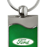 Ford Rectangular Wave Key Chain Fob - Official Licensed