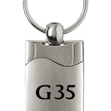 Infiniti G35 Rectangular Wave Key Chain Fob - Official Licensed