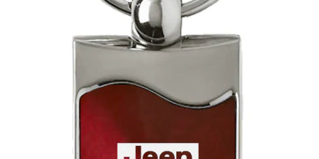 Jeep Gladiator Rectangular Wave Key Chain Fob - Official Licensed