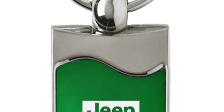 Jeep Gladiator Rectangular Wave Key Chain Fob - Official Licensed