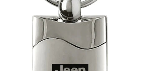 Jeep Gladiator Rectangular Wave Key Chain Fob - Official Licensed