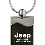 Jeep Grand Cherokee Rectangular Wave Key Chain Fob - Official Licensed