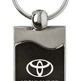 Toyota Highlander Rectangular Wave Key Chain Fob - Official Licensed