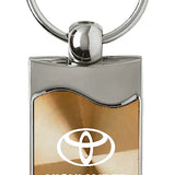 Toyota Highlander Rectangular Wave Key Chain Fob - Official Licensed