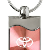 Toyota Highlander Rectangular Wave Key Chain Fob - Official Licensed