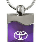 Toyota Highlander Rectangular Wave Key Chain Fob - Official Licensed