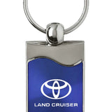 Toyota Land Cruiser Rectangular Wave Key Chain Fob - Official Licensed