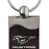 Ford Mustang GT Rectangular Wave Key Chain Fob - Official Licensed