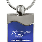 Ford Mustang GT Rectangular Wave Key Chain Fob - Official Licensed