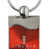 Lincoln MKX Rectangular Wave Key Chain Fob - Official Licensed